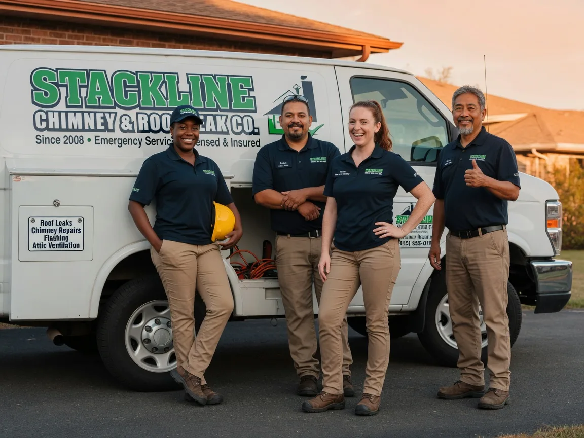 Chimney flashing repair company in Midland, VA